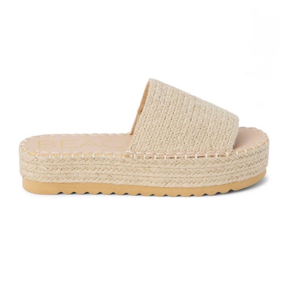 Matisse Shoes - NWOT Matisse Beach Espadrille Slide Sandals